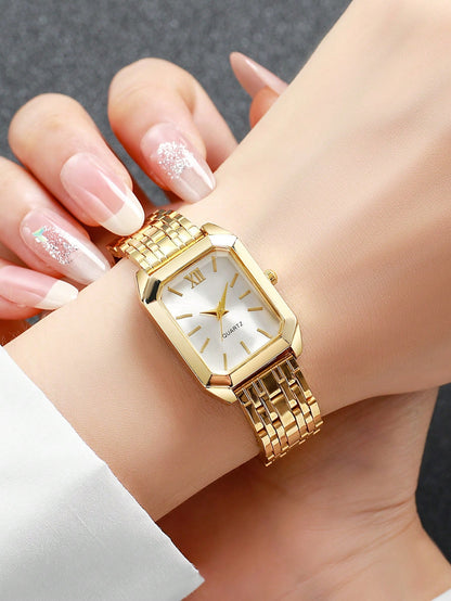 GOLDIE — Duo of 2 Golden Watches · White & Green - KE