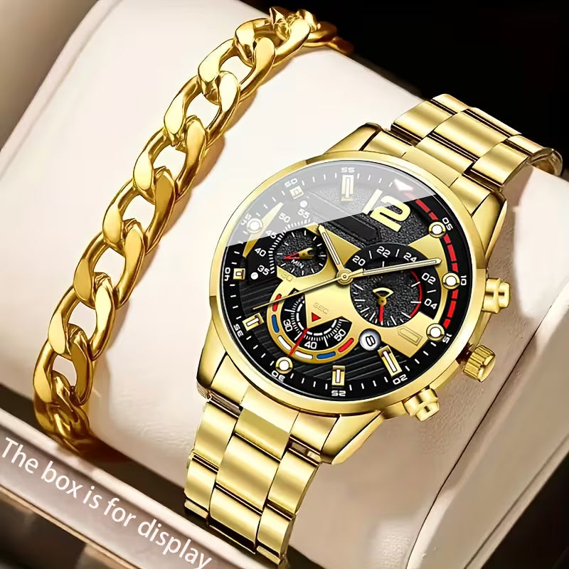Luxury Men’s Watch Set – Timeless Style & Power - ZW