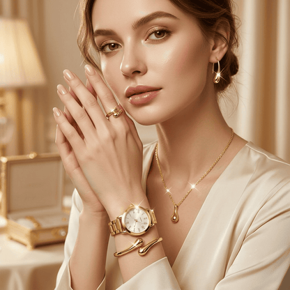 Aurora Gold — The 5-Piece Set That Makes You a Queen - TKE