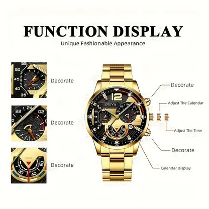 Luxury Men’s Watch Set – Timeless Style & Power - ZW