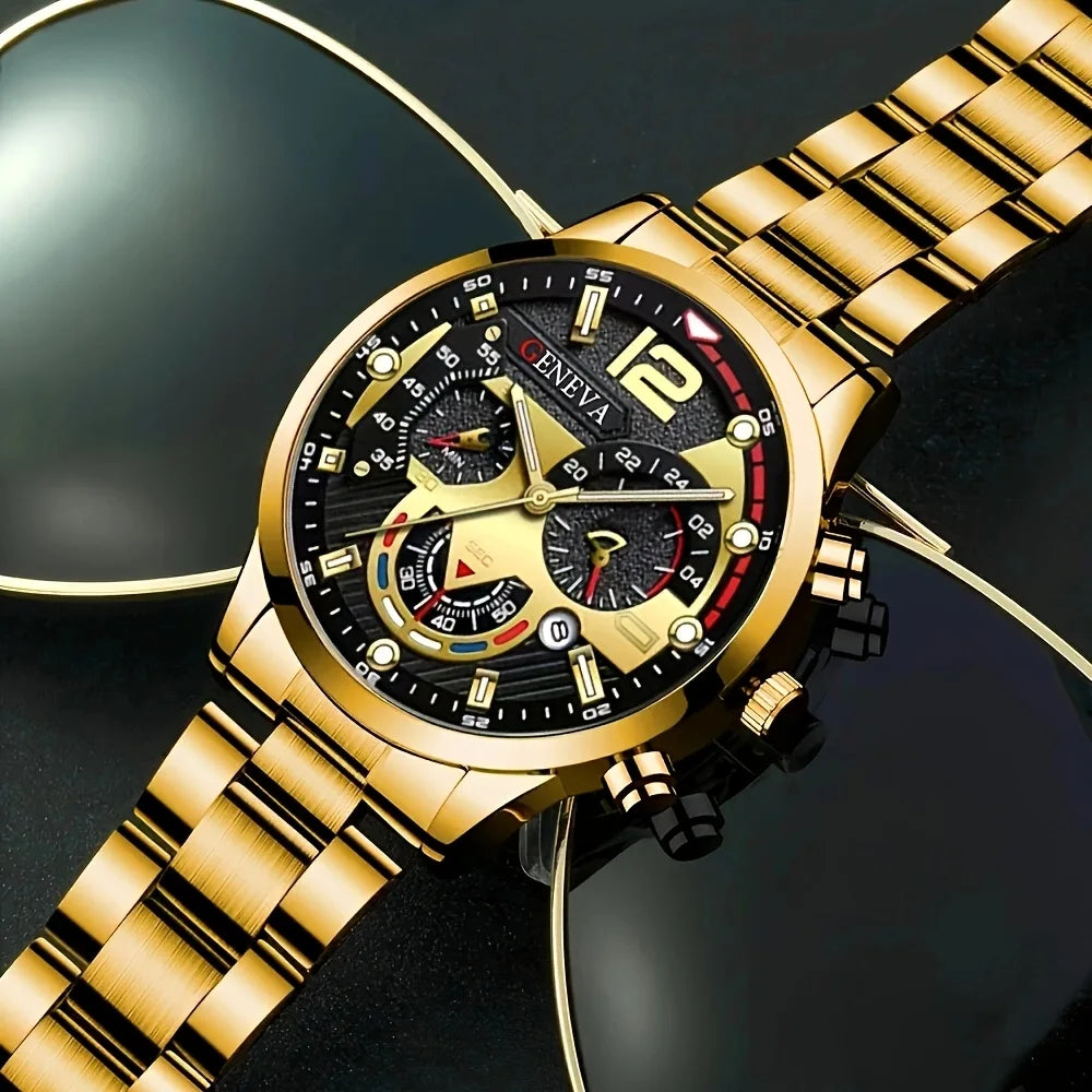 Luxury Men’s Watch Set – Timeless Style & Power - ZW